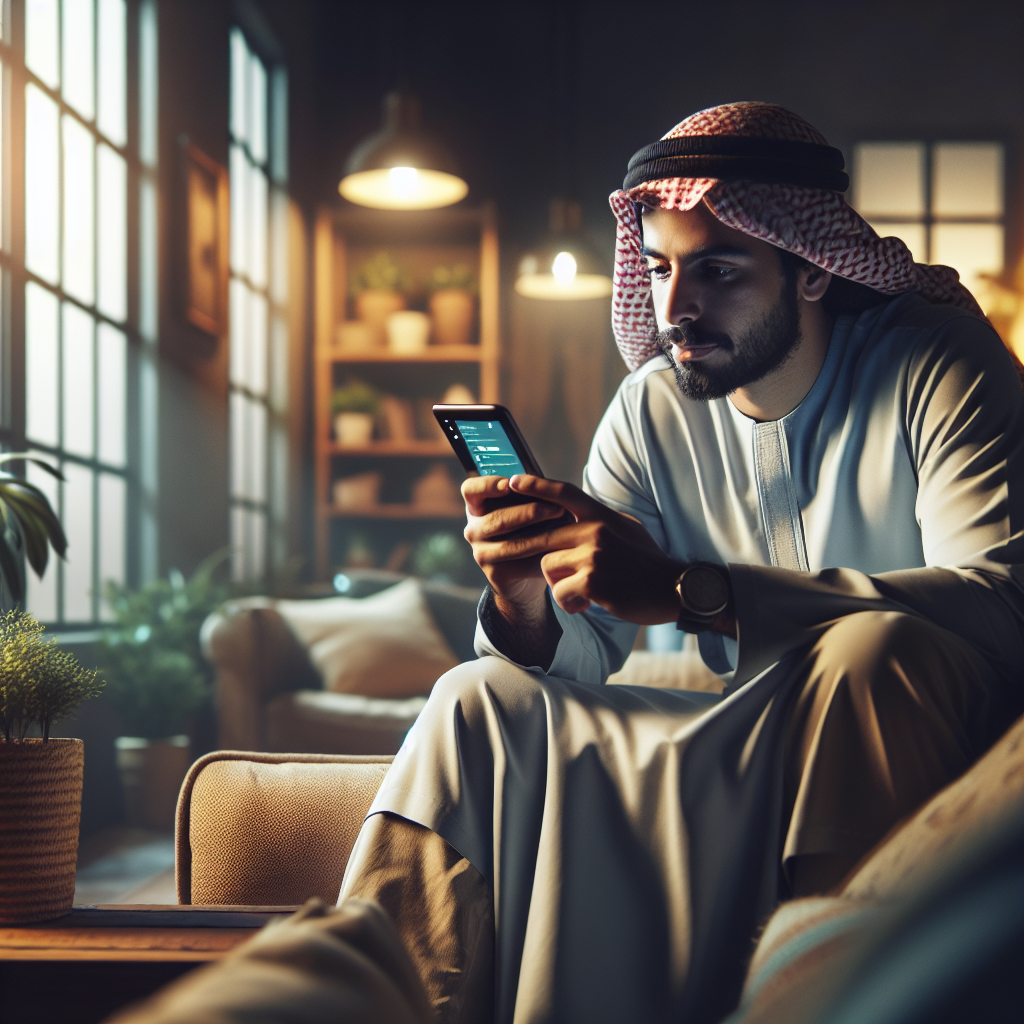 An average American person using a smartphone to navigate a health management app, seated comfortably on their couch in a cozy living room with a few indoor plants, soft evening light filtering through a nearby window, creating a relaxed and focused atmosphere. A hyper-realistic, lifelike photograph, ultra-detailed, National Geographic quality, cinematic, 8K resolution, realistic colors, natural lighting, no fantasy, no digital art, no political or religious symbolism, average American family or person only, --ar 16:9.